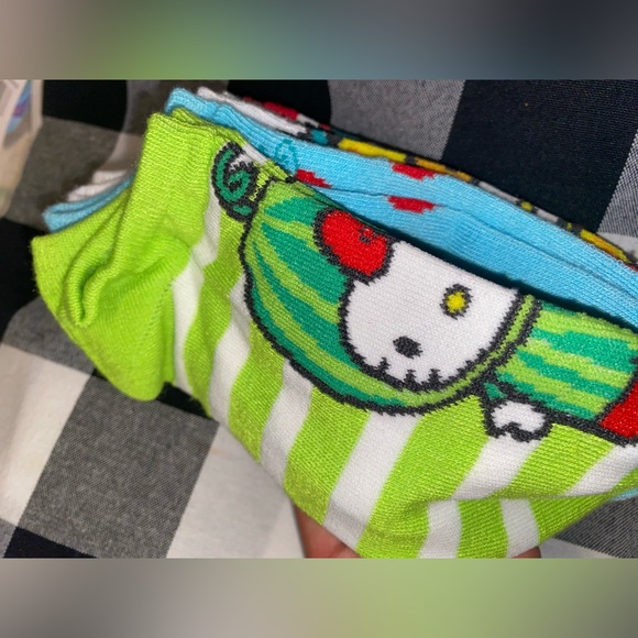 NWT HELLO KITTY FRUIT COSPLAY SOCKS - Picture 2 of 3